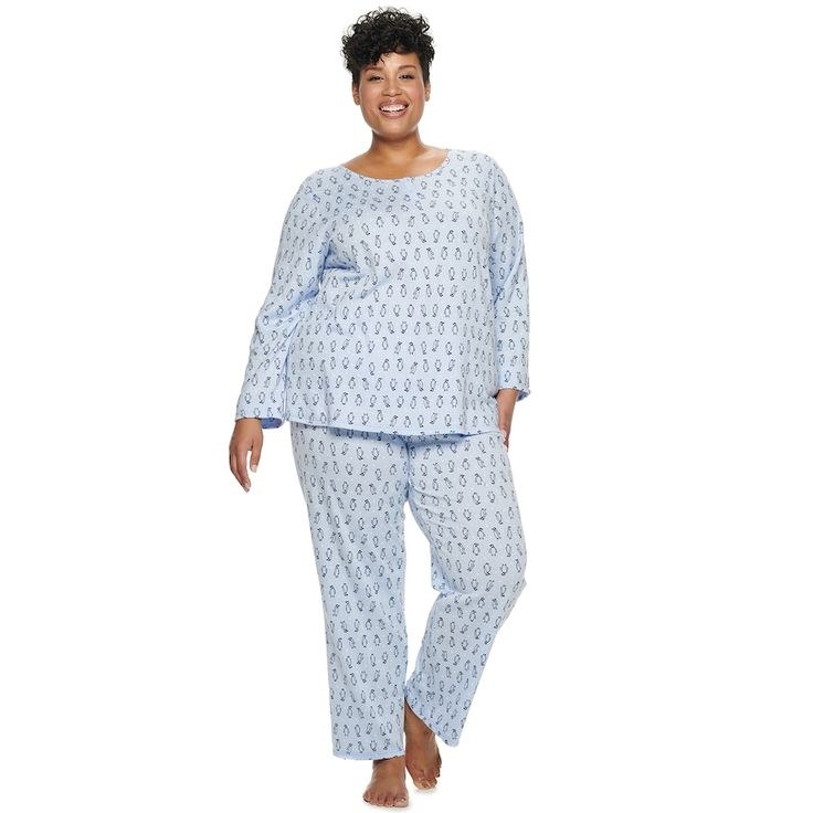 Croft and Barrow flannel sleep pants in warm plaid print